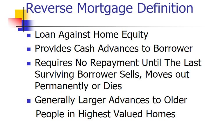 reverse mortgage definition
